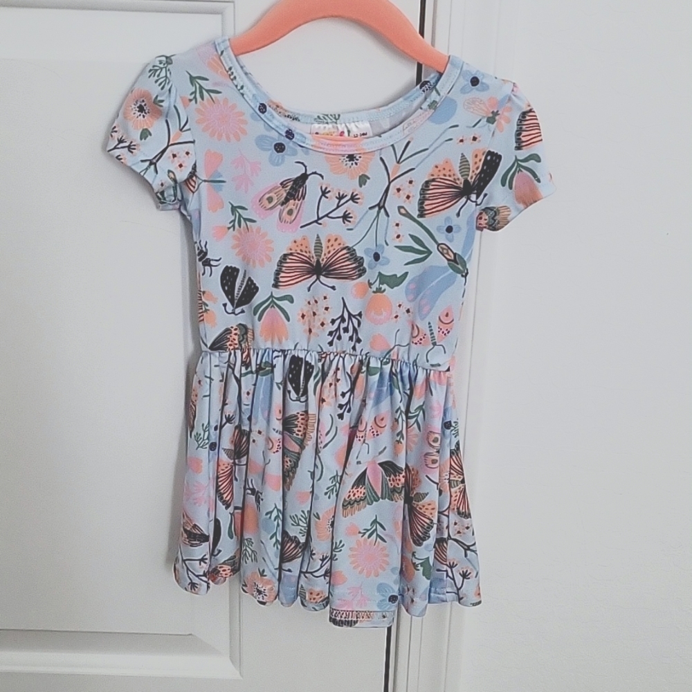Dot Dot Smile dress size 12/24 months.